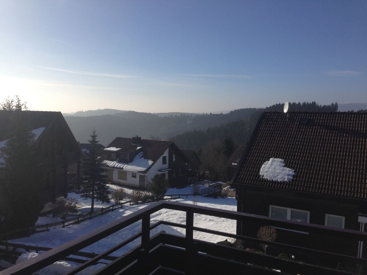 Ausblick vom Balkon