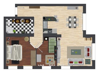 Apartamento de vacaciones Borkum Plano de planta 23