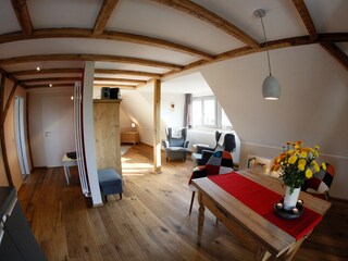 Blick in den Wohnraum
