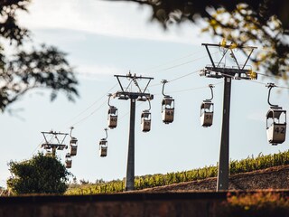 Wohnung mit Blick auf die Seilbahn