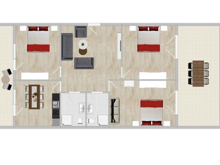 Holiday apartment Porec Floor Plan 36