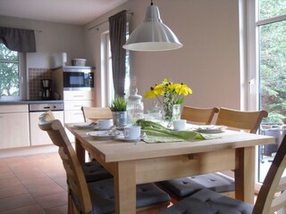 Küche mit Microwell ...