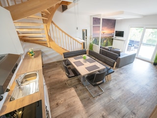 Wohn-Esszimmer Terrassenwohnung