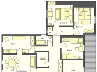 Casa per le vacanze Mittelberg Pianta del piano 22