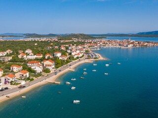 View from drone on the house