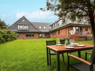 Garten nach Westen Einladung zum Frühstück