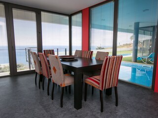 Essen mit Meerblick