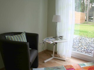 Sitzecke im Schlafzimmer