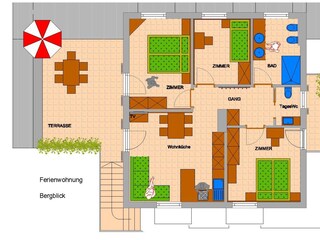 Vakantieappartement Kaltern Grondplan 27