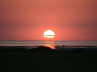 Sonnenuntergang am Wremertief