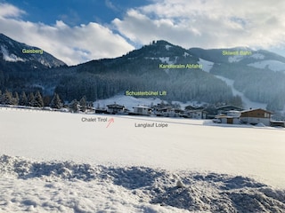 Chalet Tirol im Winter