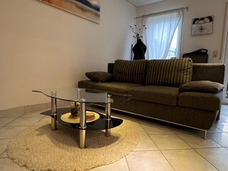Ausziehsofa im Hauptraum