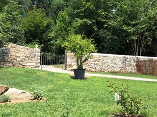 One of the 2 gardens