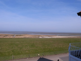 Aussicht bei Ebbe von Balkon 1