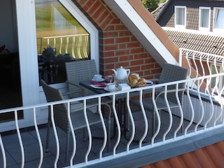 Frühstücken mit Aussicht auf Ihrem Balkon