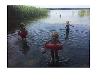 Die Badestelle am Techiner See