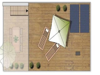 Swimming Lounge roof terrace
