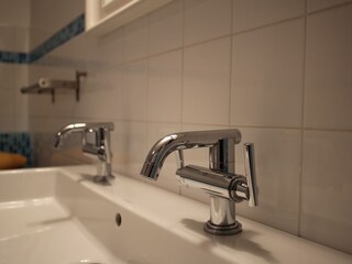 Doppelwaschbecken im Hauptbad