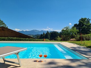 Beheizter Aussenpool