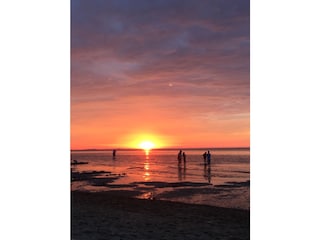 Sonnenuntergang am Duhner Strand