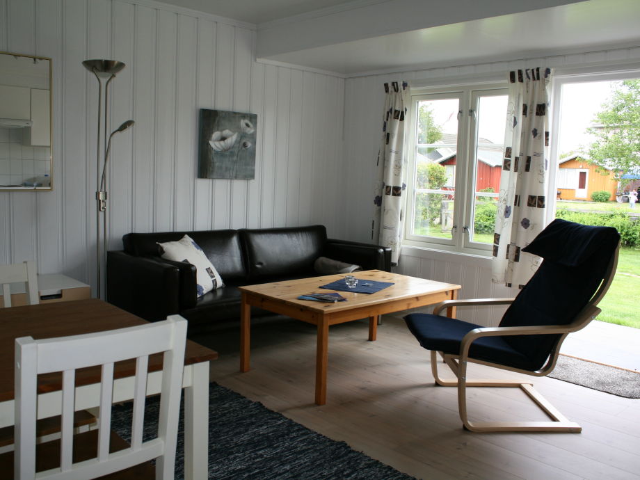 Bungalow in ferienhausanlage auf einer insel im oslofjord ...