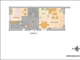 Ferienhaus Wackerballig Grundriss 36