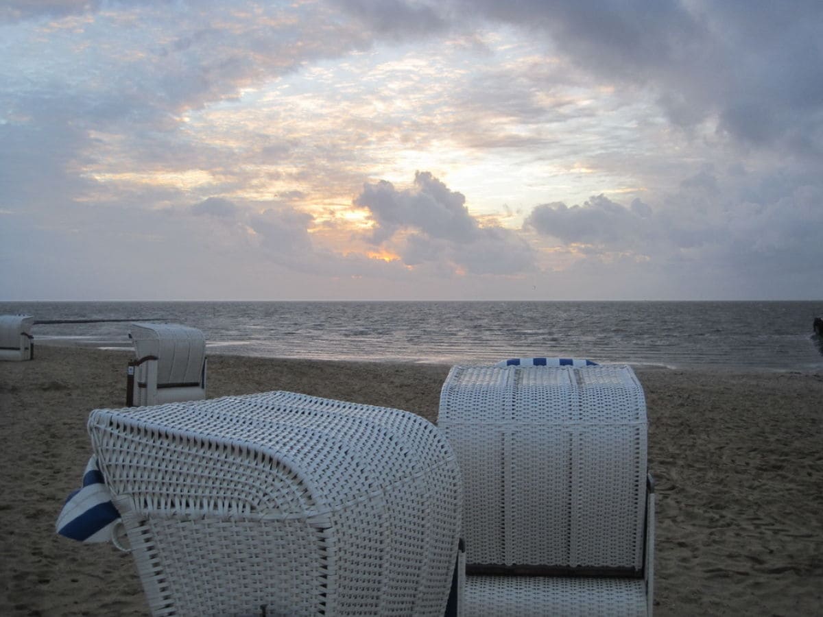 gleich vorne am strand