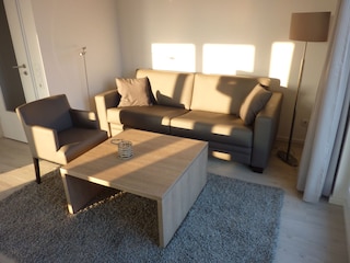 Wohnzimmer mit Schlafcouch