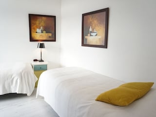 Schlafzimmer mit 2 Einzelbetten