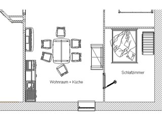 Vakantieappartement Quimperlé Grondplan 12