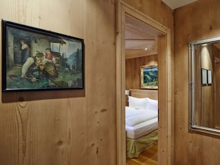 Blick ins Schlafzimmer
