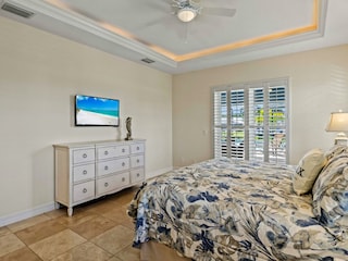 Master Schlafzimmer der Villa in Cape Coral, FL