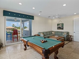 Billard room of the Villa in Cape Coral