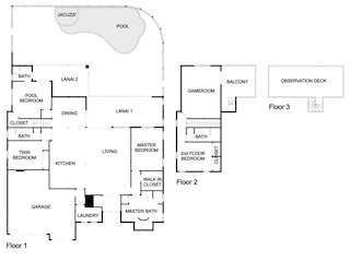 Maison de vacances Cape Coral Plan d'étage 40