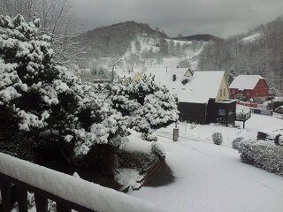 Eingangsausblick Winter