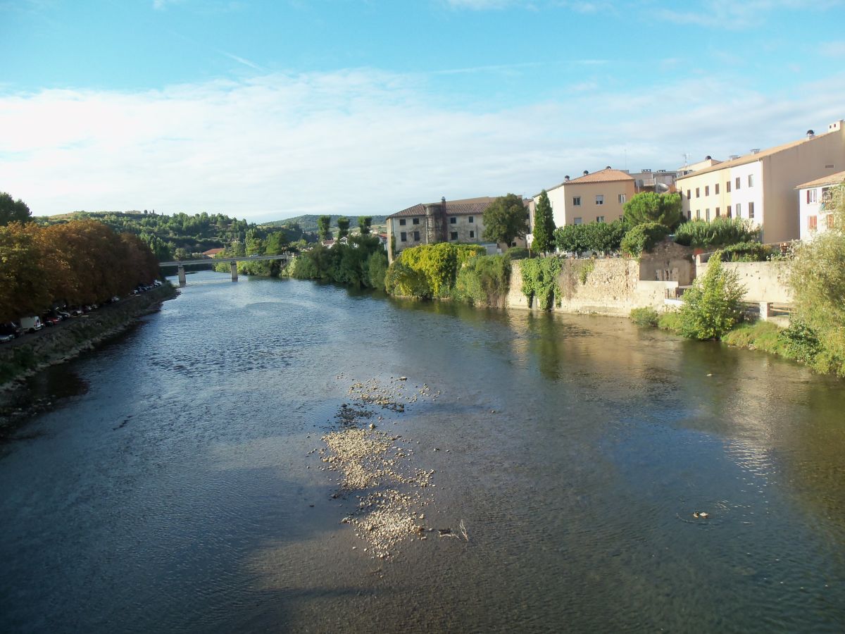 Limoux und der Fluss Aude