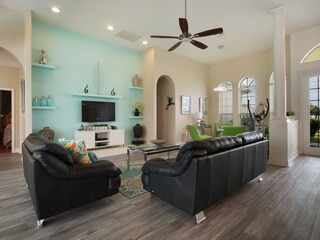 living area  of the holiday home in Cape Coral, FL