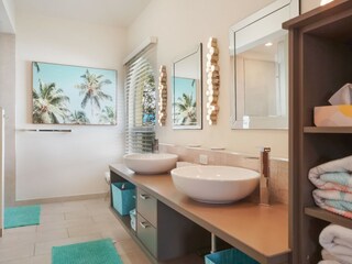 Master bathroom of the villa in Cape Coral, FL