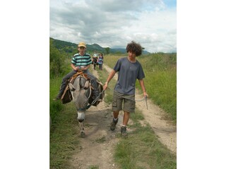 Wanderung auf dem Eselrücken