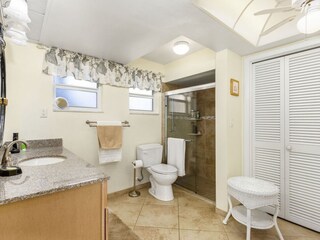 Master ensuite bath with shower and dressing area