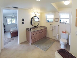 Master Bathroom with large Cabinets