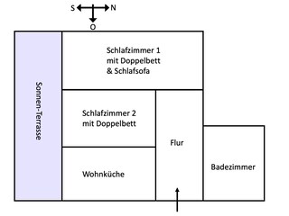 Appartamento per vacanze Taxenbach Pianta del piano 16