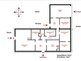 Casa de vacaciones Scheggerott Plano de planta 34