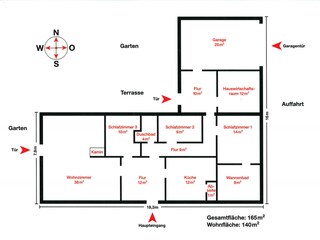 Casa de vacaciones Scheggerott Plano de planta 33