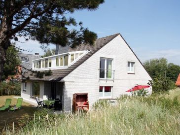 Ferienhaus Weißes Dünenhaus mit Meerblick