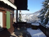 Wintertraum vom Balkon