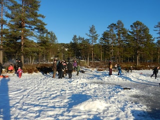 Die Eisbahn ist eröffnet, Treffpunkt See