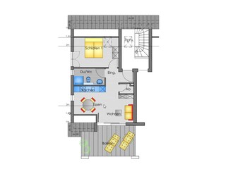 Appartamento per vacanze Lindau am Bodensee Pianta del piano 26