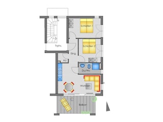 Ferienwohnung Lindau am Bodensee Grundriss 25