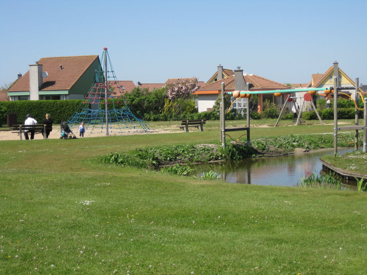 Wasserspielplatz im Park